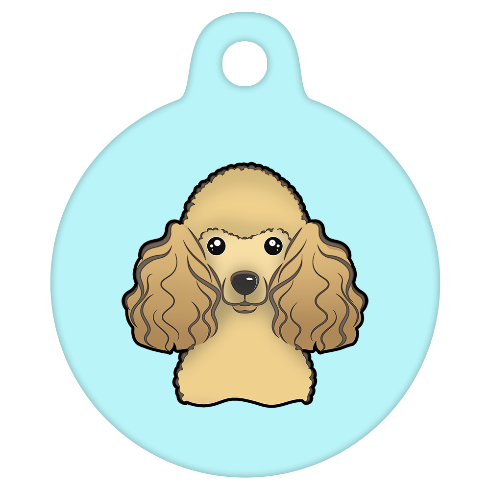 38mm Diameter Large Size - Poodle Design