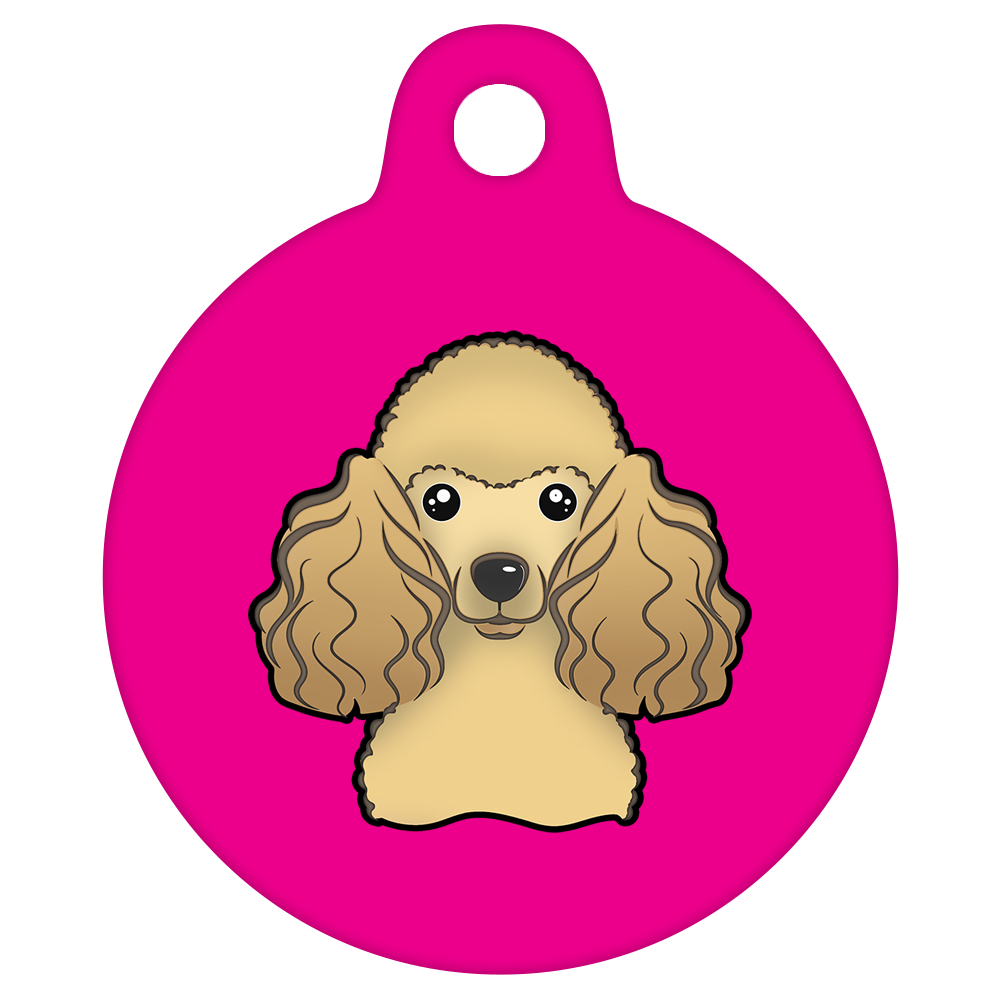 25mm Diameter Small Size - Poodle Design