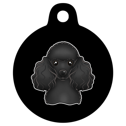 19mm Diameter Tiny Size - Poodle Design