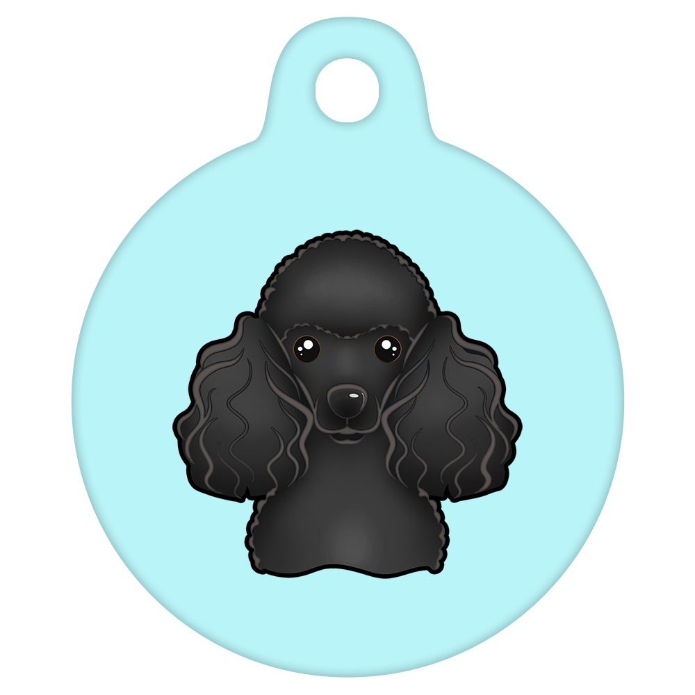 38mm Diameter Large Size - Poodle Design