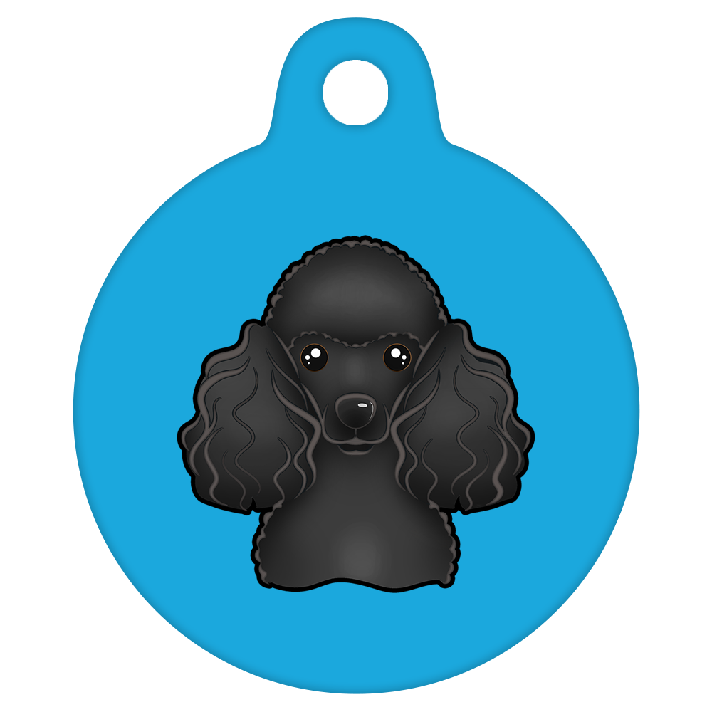 25mm Diameter Small Size - Poodle Design