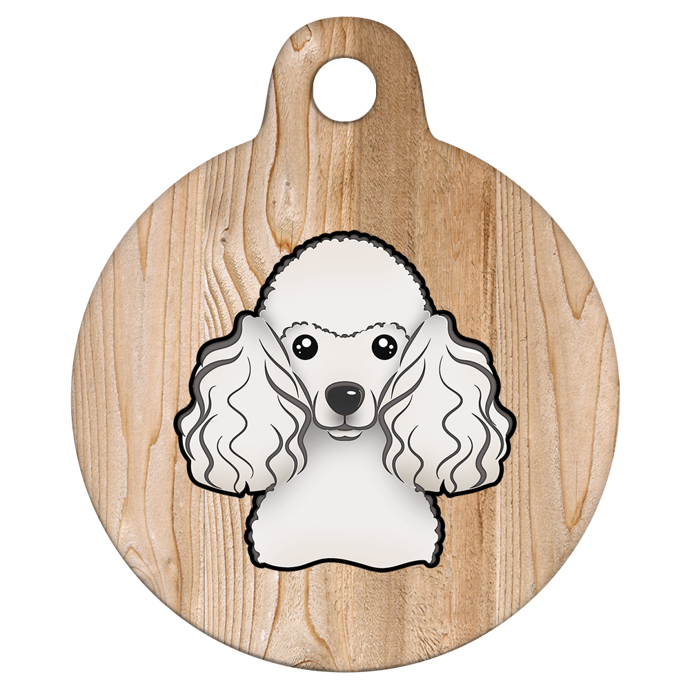 25mm Diameter Small Size - Poodle Design