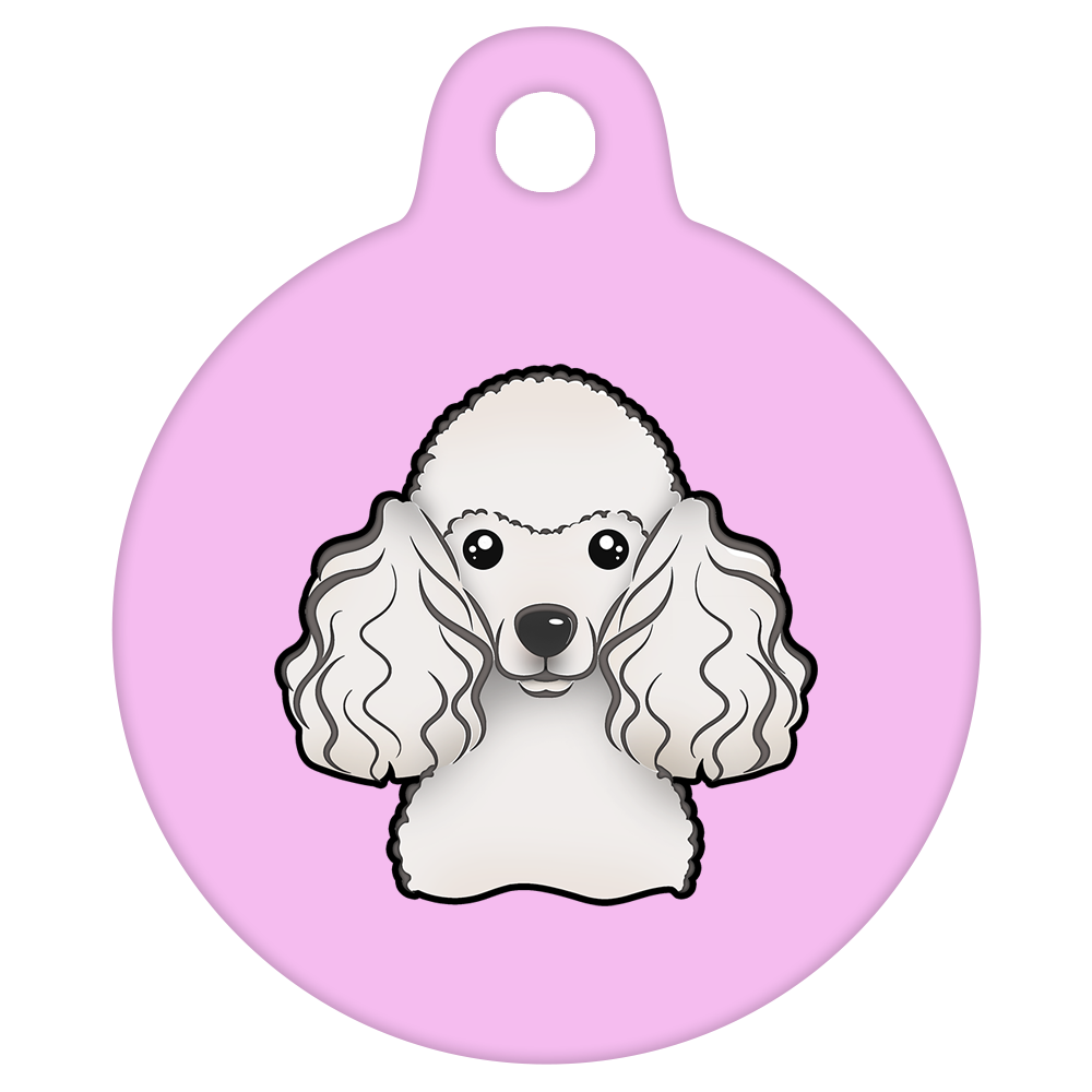 19mm Diameter Tiny Size - Poodle Design