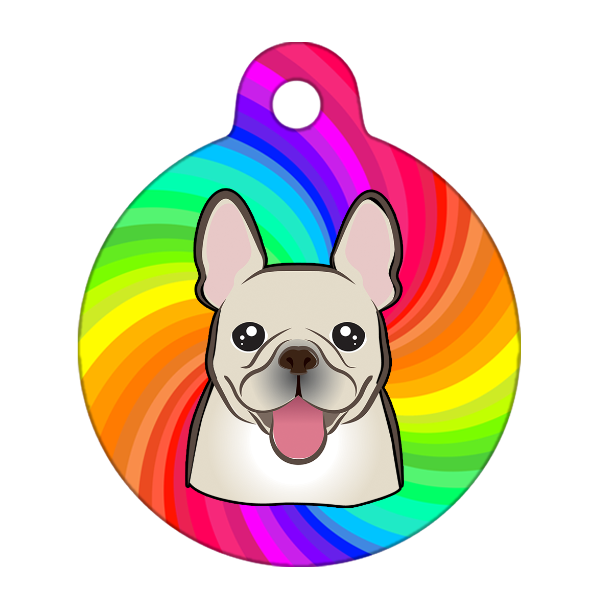 25mm Diameter Small Size - French Bulldog Design
