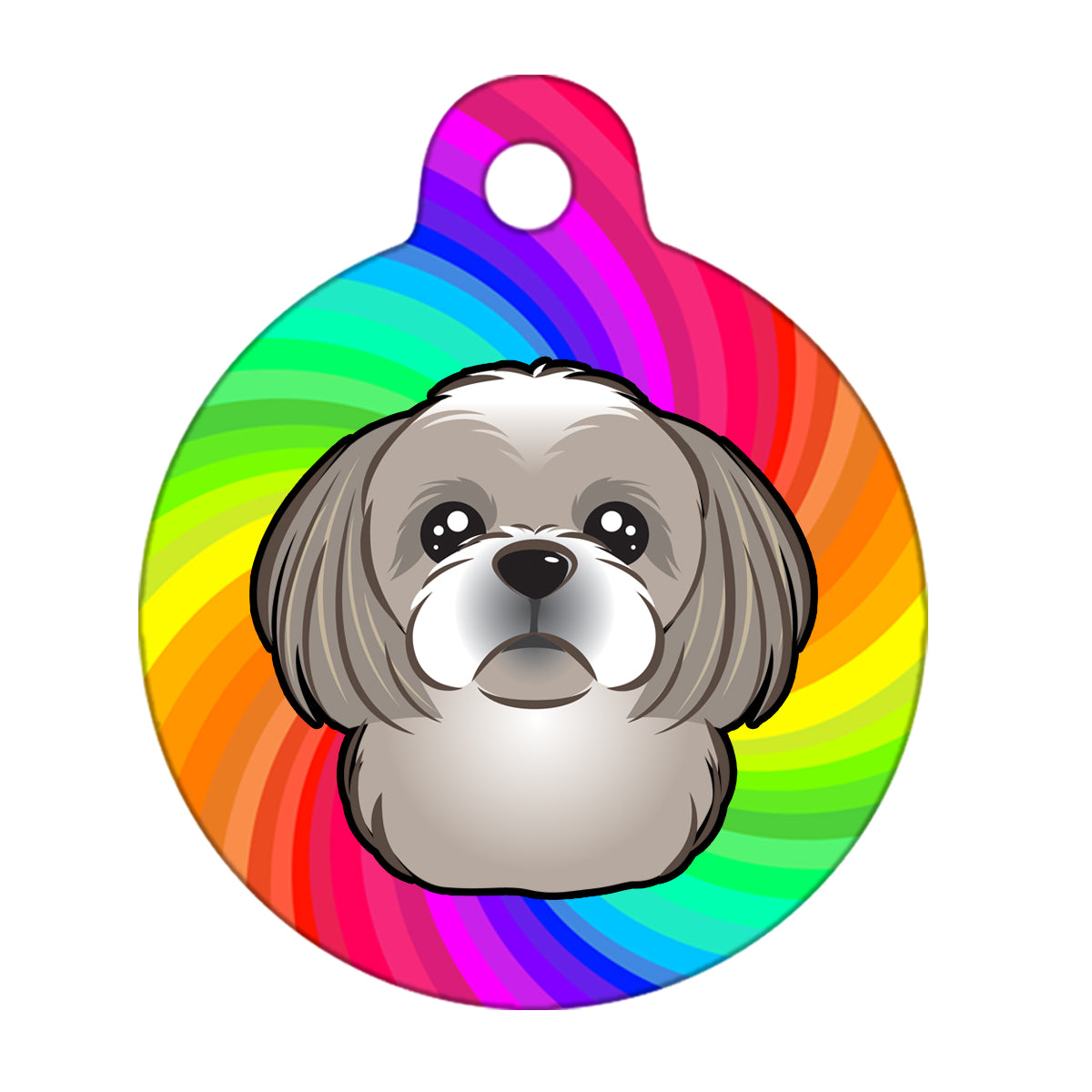 19mm Diameter Tiny Size - Shih Tzu Dog