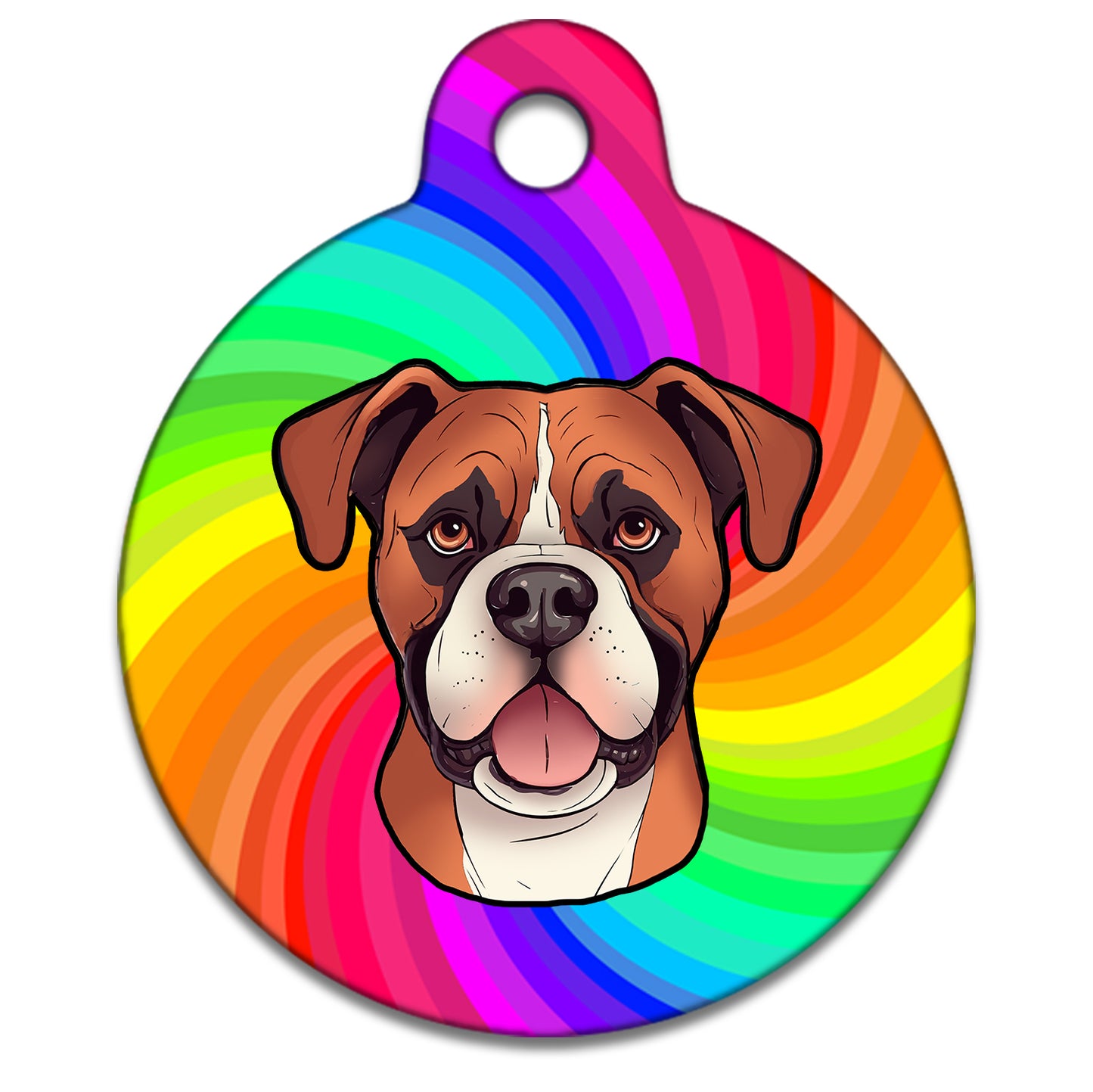 31mm Diameter Medium Size - Boxer Dog