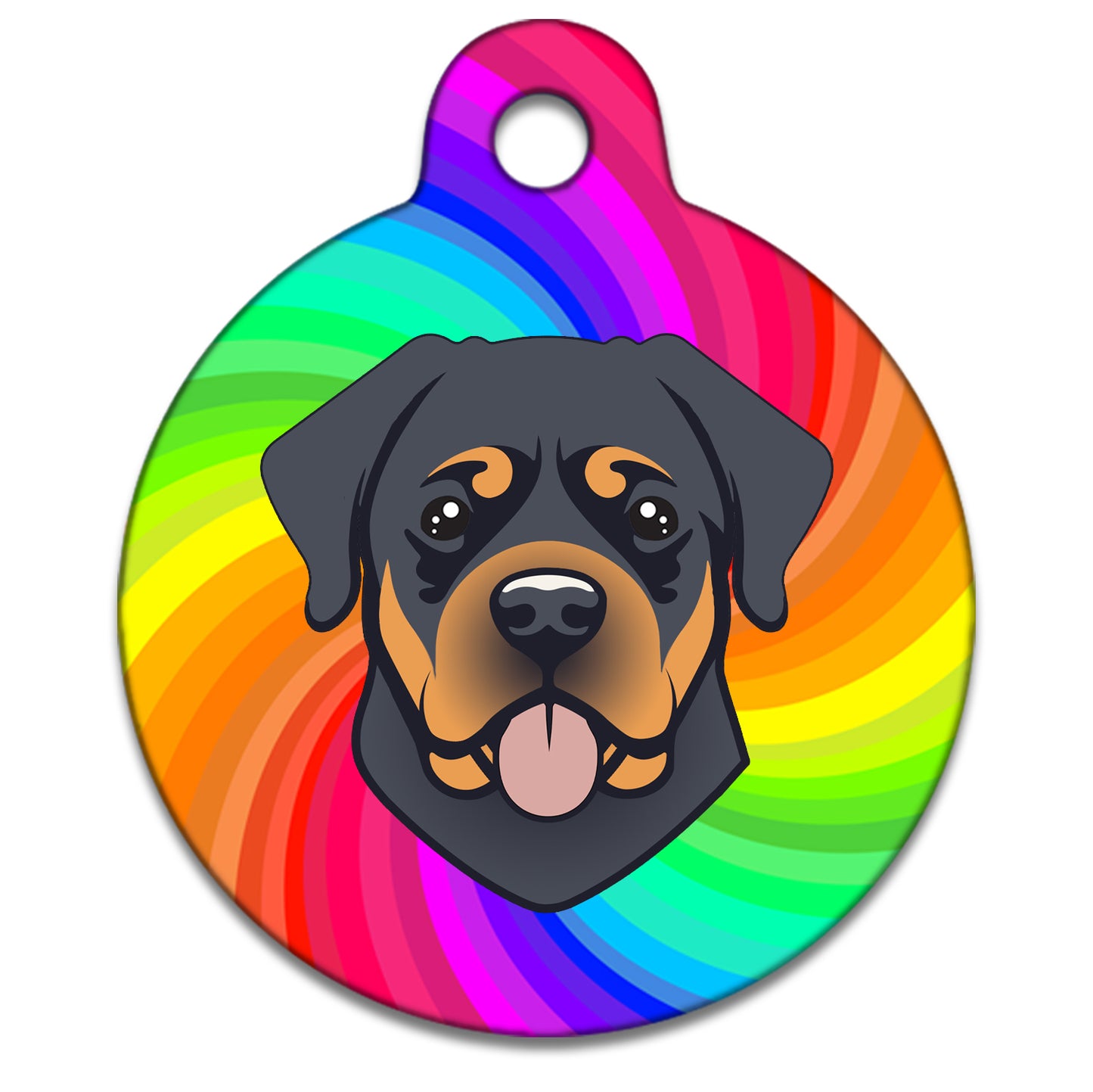 38mm Diameter Large Size - Rottweiler Dog