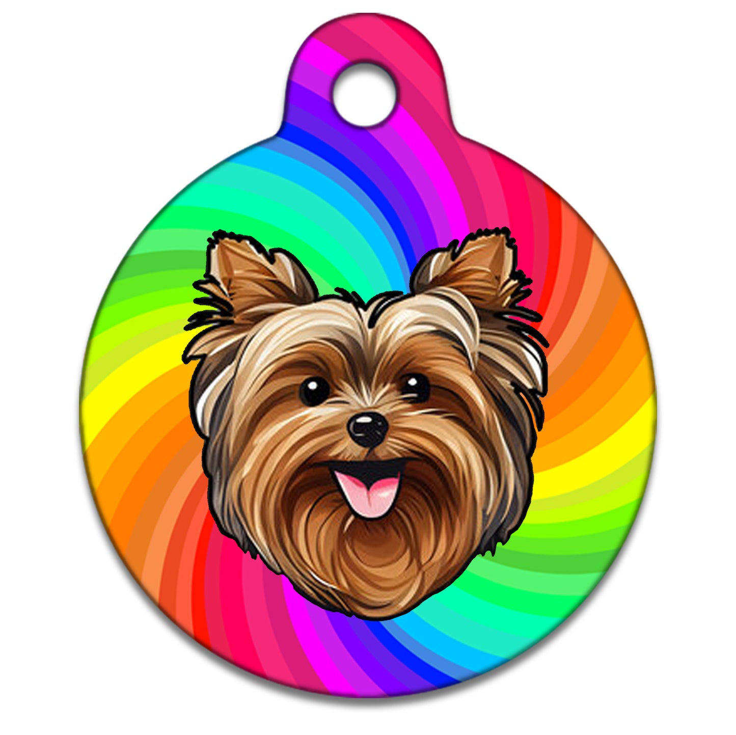 19mm Diameter Tiny Size - Yorkshire Terrier Dog