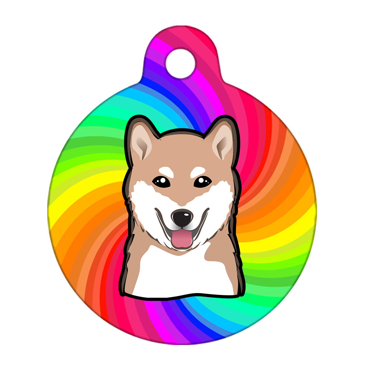 31mm Diameter Medium Size - Shiba Inu Dog
