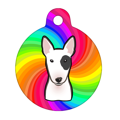 38mm Diameter Large Size - Bull Terrier Dog