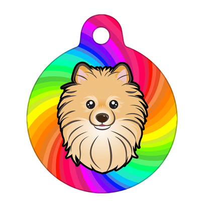 38mm Diameter Large Size - Pomeranian Dog