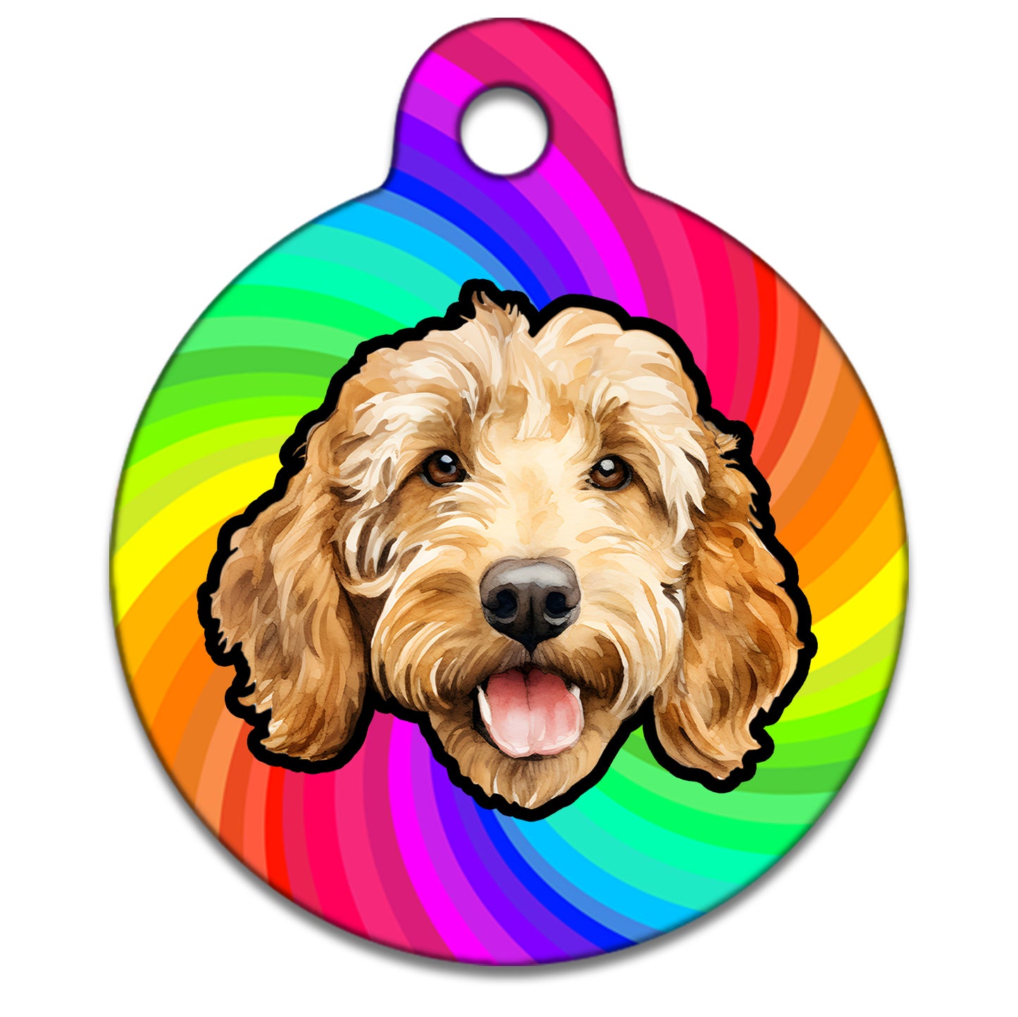 31mm Diameter Medium Size - Doodle Dog