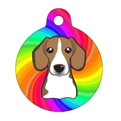 38mm Diameter Large Size - Beagle Dog