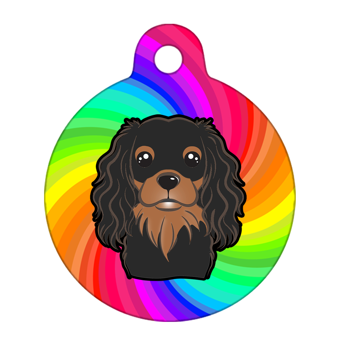 31mm Diameter Medium Size - Cavalier King Charles Spaniel Dog