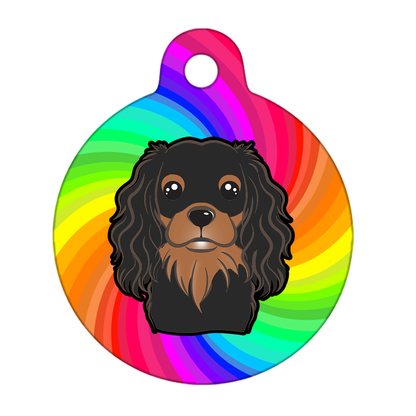 31mm Diameter Medium Size - Cavalier King Charles Spaniel Dog