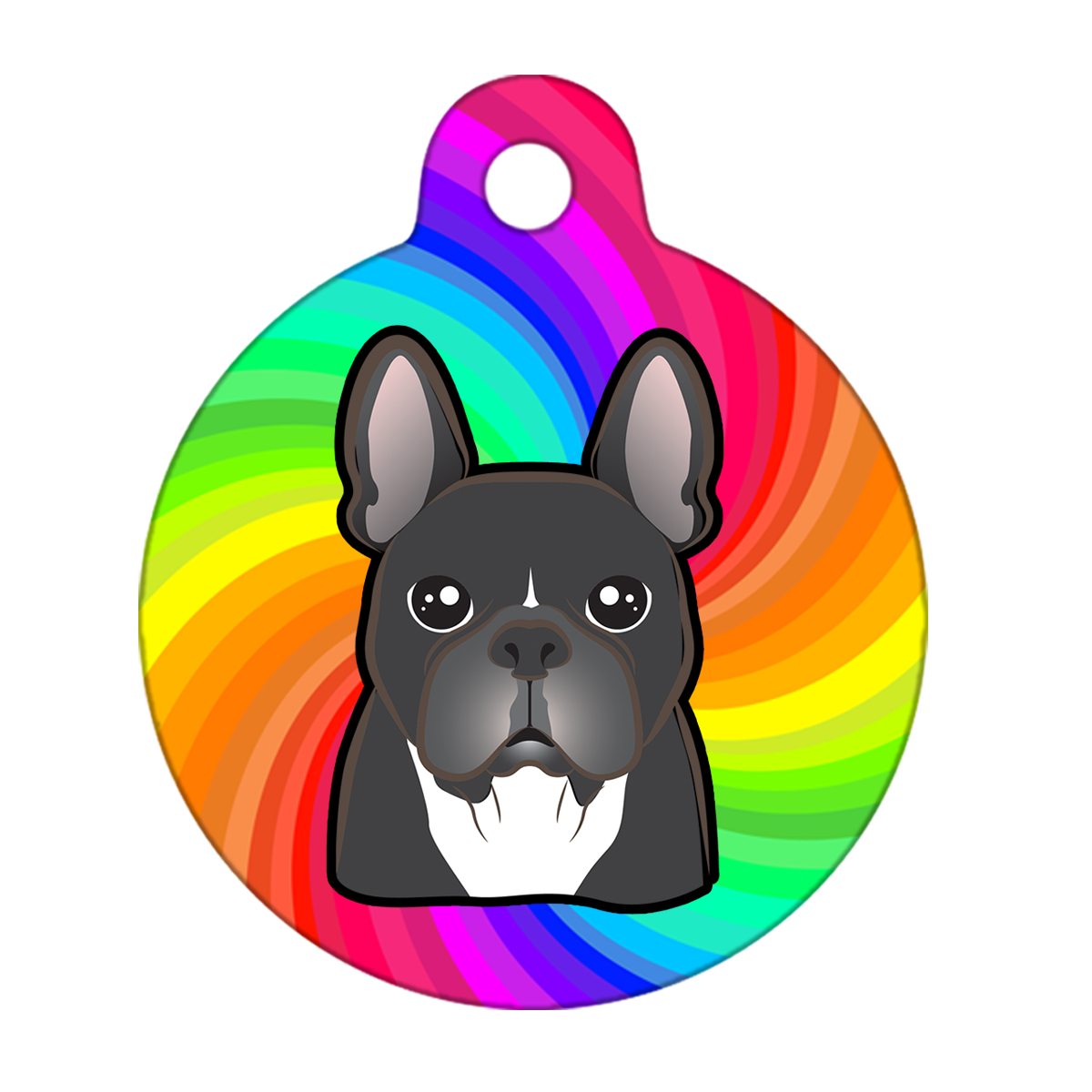 19mm Diameter Tiny Size - French Bulldog Design