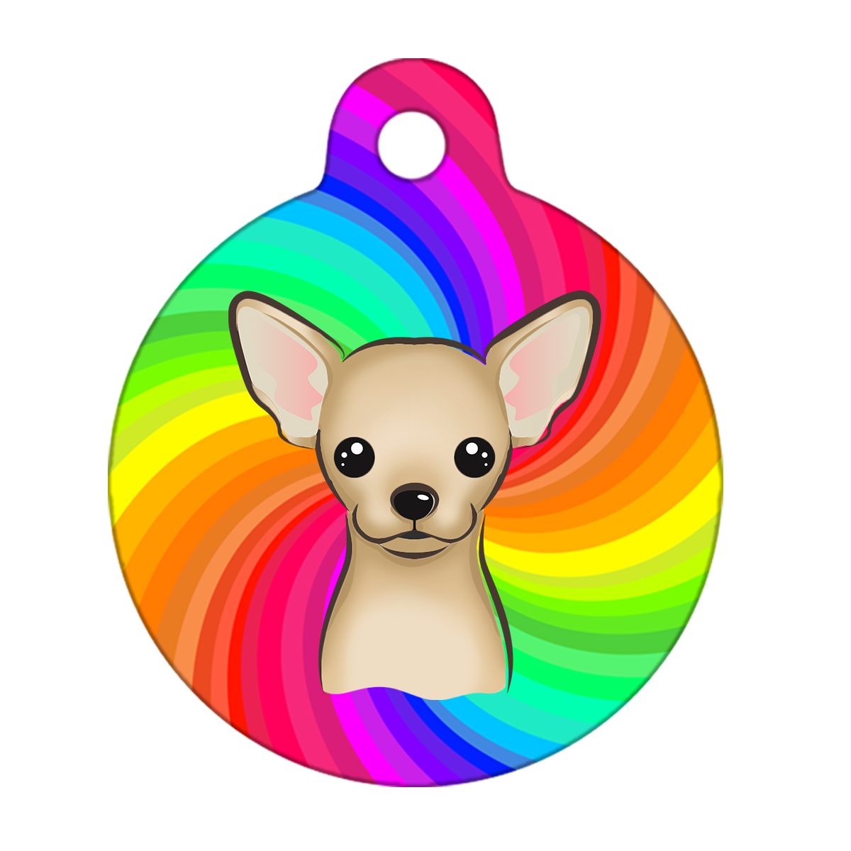 38mm Diameter Large Size - Chihuahua Dog