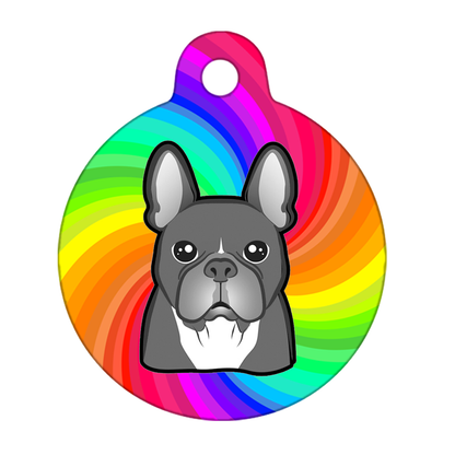19mm Diameter Tiny Size - French Bulldog Design