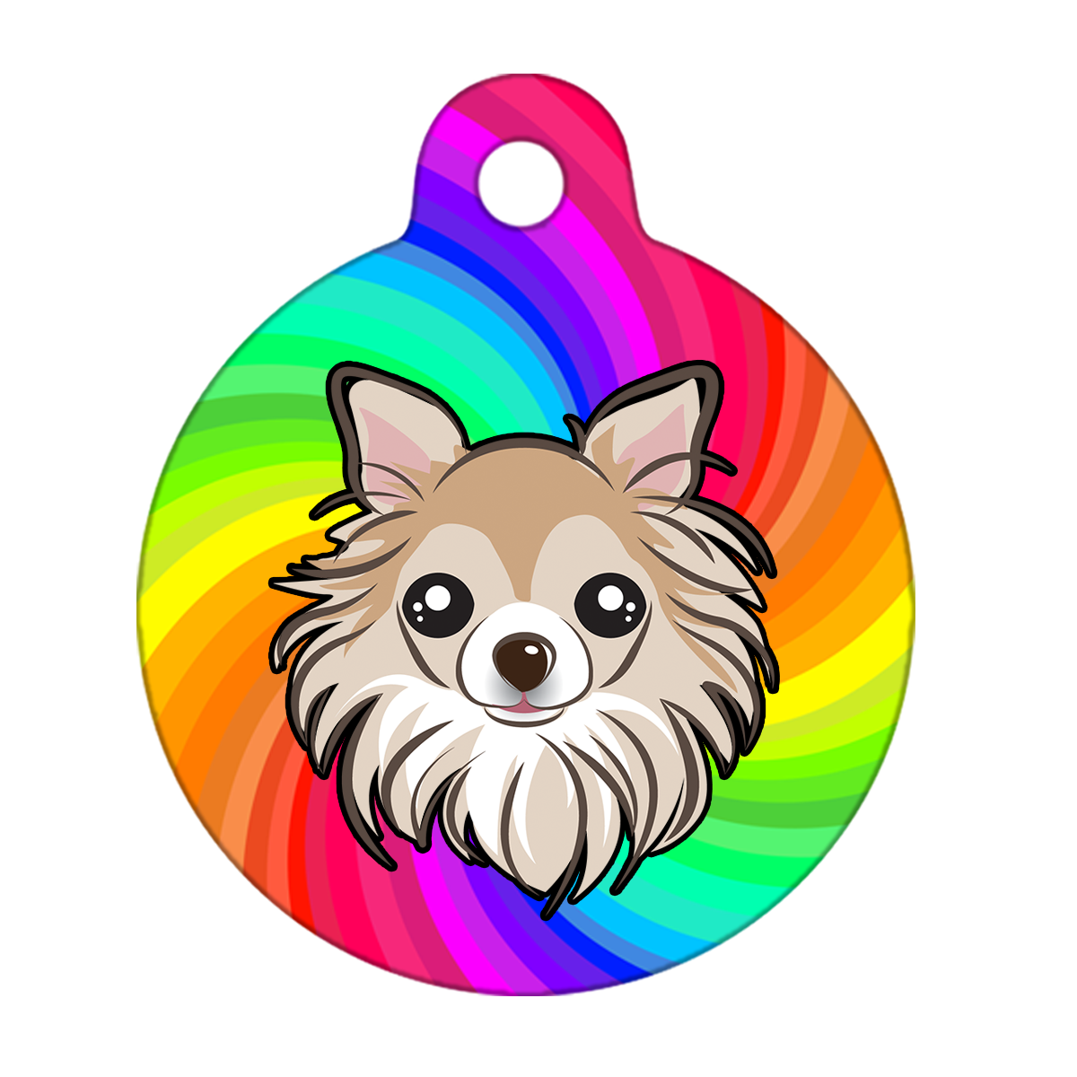 38mm Diameter Large Size - Chihuahua Dog