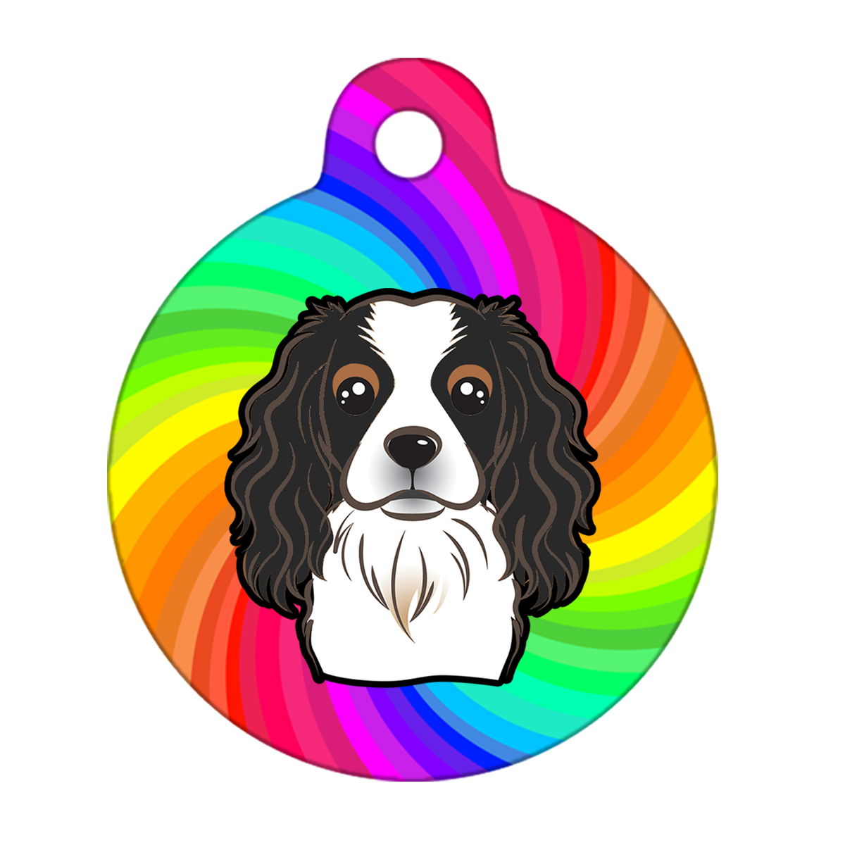 31mm Diameter Medium Size - Cavalier King Charles Spaniel Dog