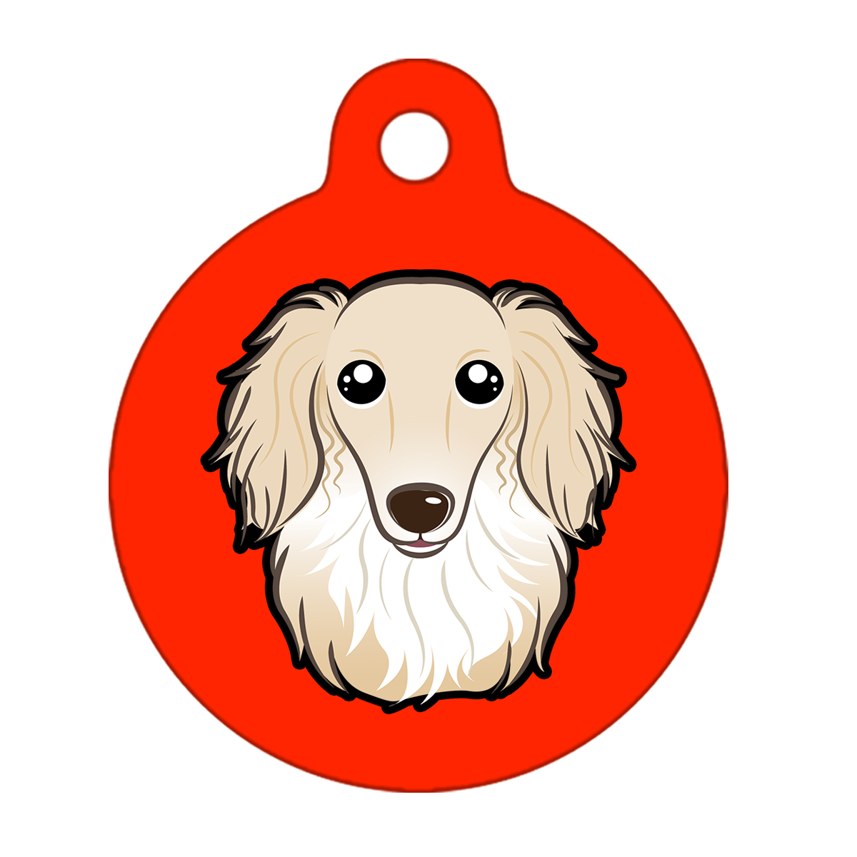 19mm Diameter Tiny Size - Dachshund Dog
