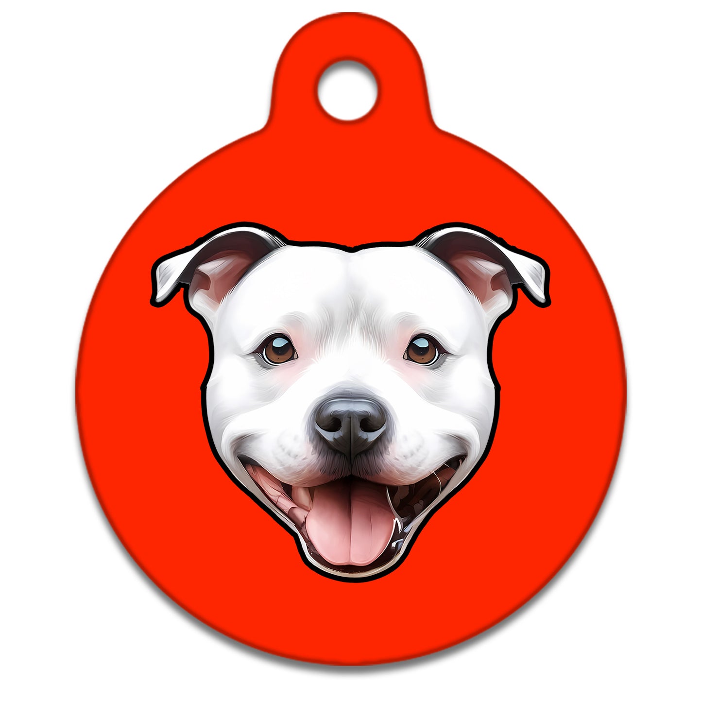 19mm Diameter Tiny Size - Staffie Dog