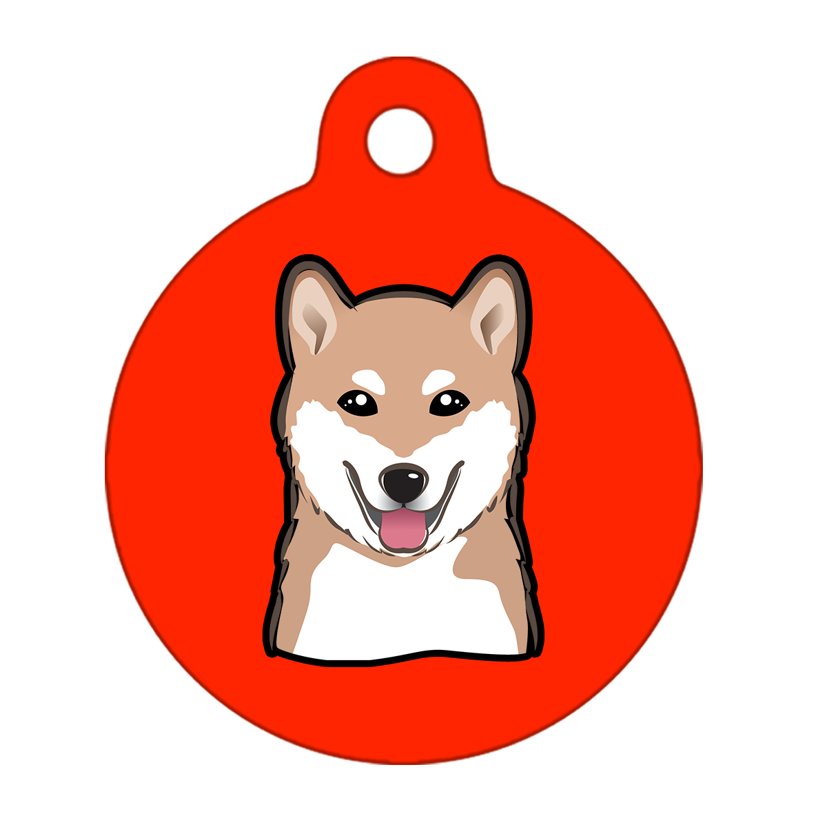 25mm Diameter Small Size - Shiba Inu Dog