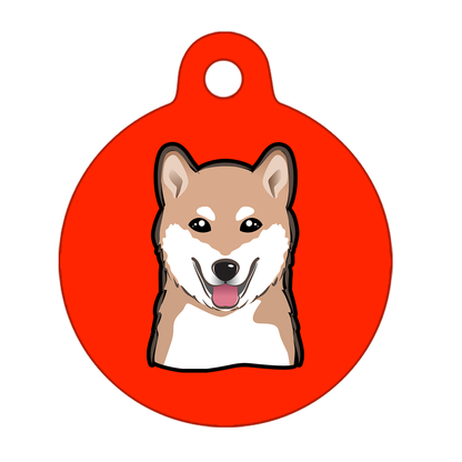 25mm Diameter Small Size - Shiba Inu Dog