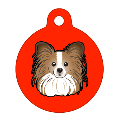 25mm Diameter Small Size - Papillon Dog