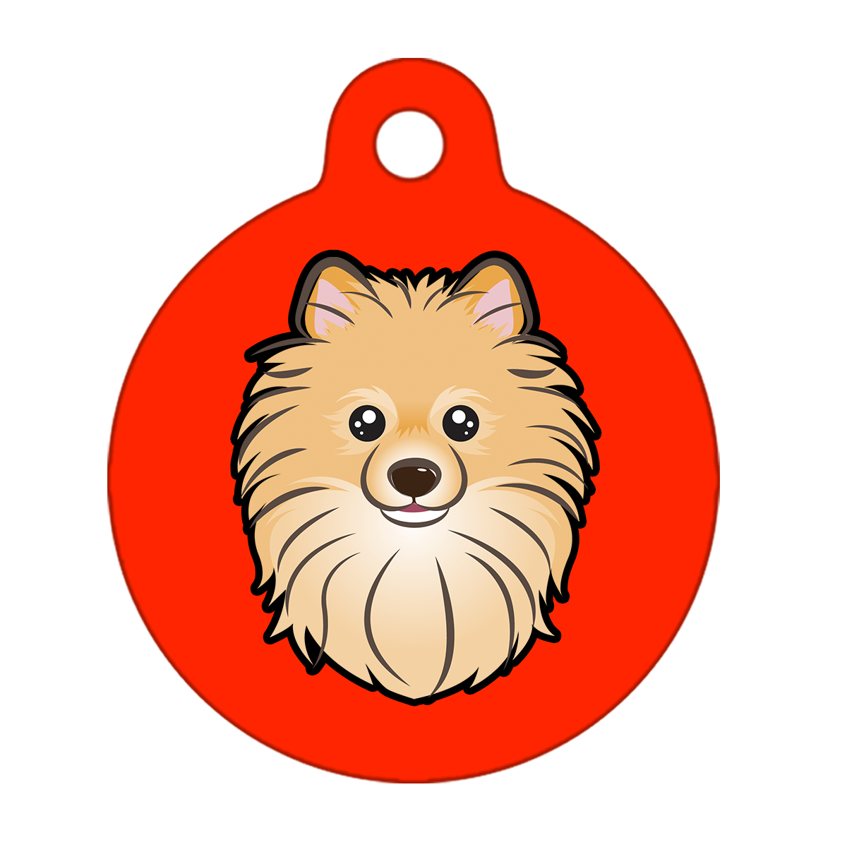 31mm Diameter Medium Size - Pomeranian Dog