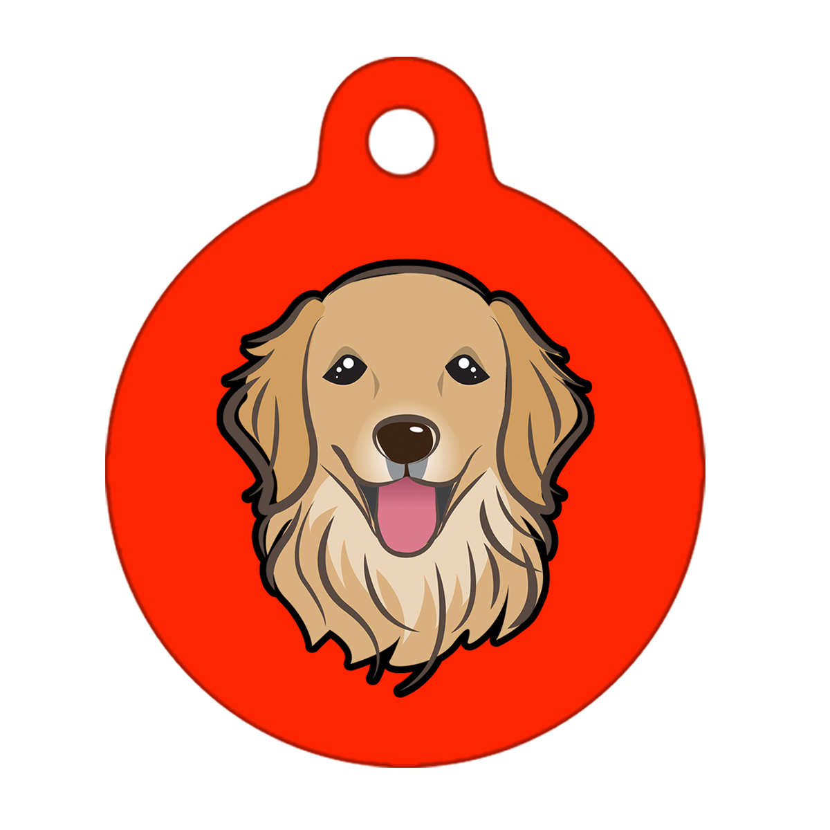 25mm Diameter Small Size - Golden Retriever Dog