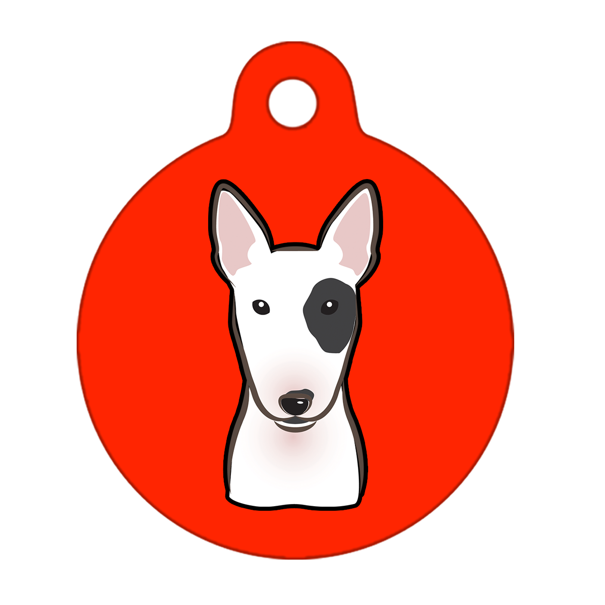 38mm Diameter Large Size - Bull Terrier Dog