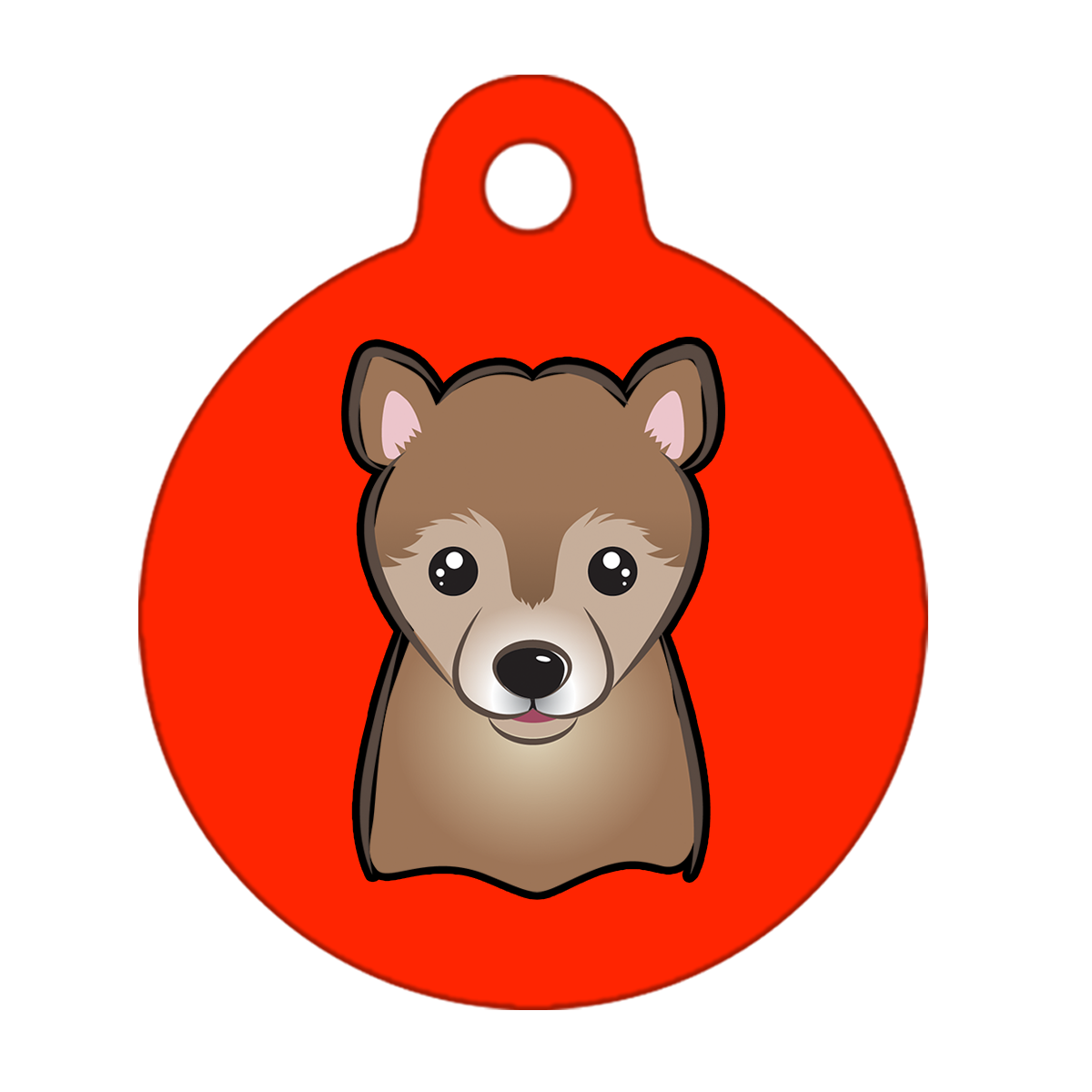 25mm Diameter Small Size - Shiba Inu Dog