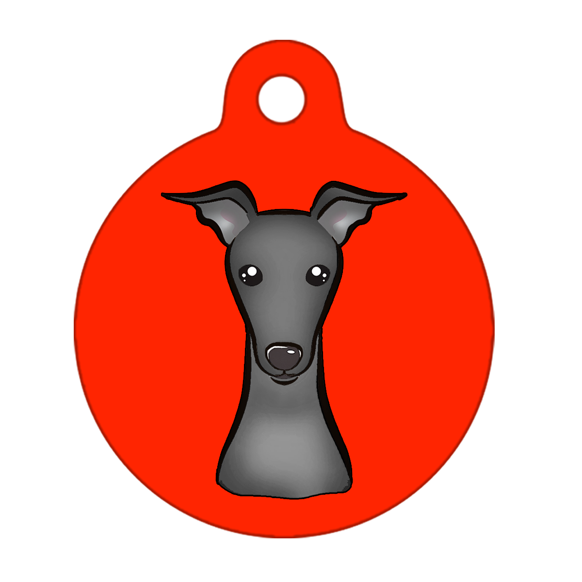 31mm Diameter Medium Size - Whippet Dog