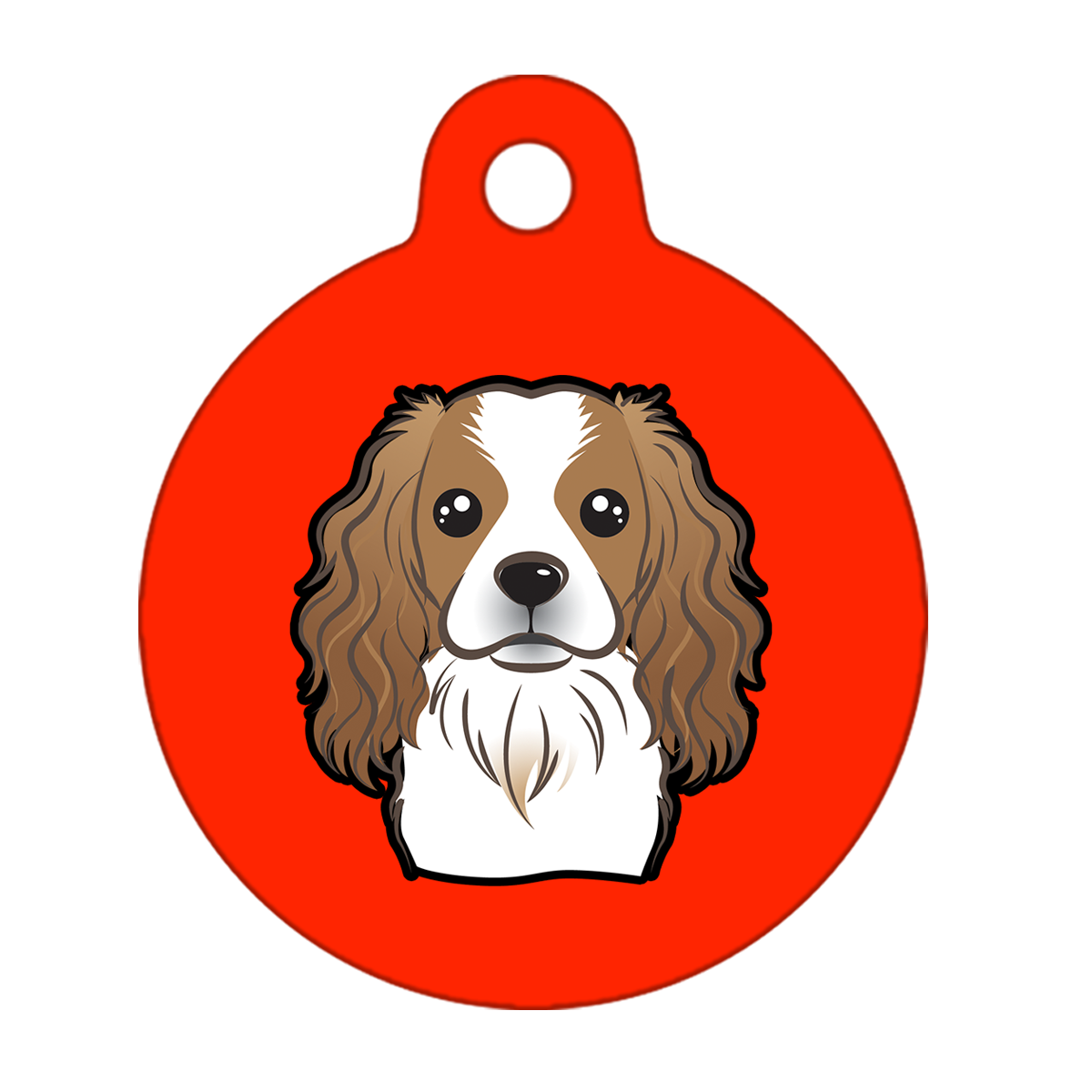 31mm Diameter Medium Size - Cavalier King Charles Spaniel Dog