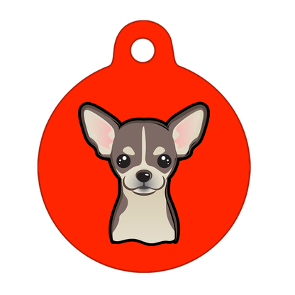 38mm Diameter Large Size - Chihuahua Dog
