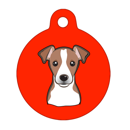 19mm Diameter Tiny Size - Jack Russell Design