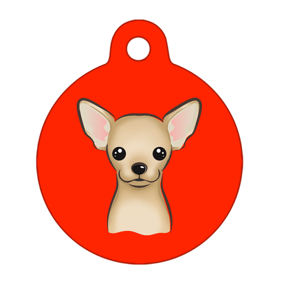 38mm Diameter Large Size - Chihuahua Dog