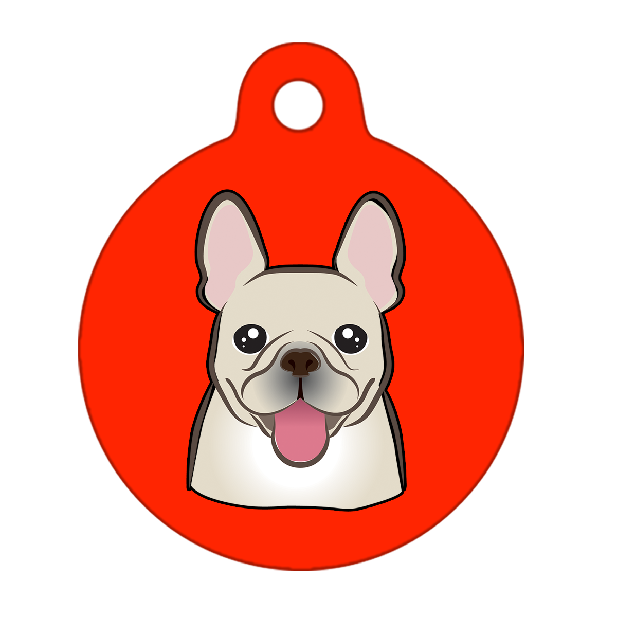 19mm Diameter Tiny Size - French Bulldog Design
