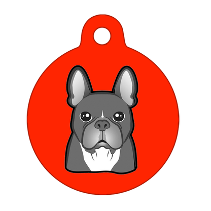 19mm Diameter Tiny Size - French Bulldog Design