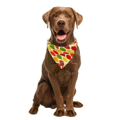 The Sherwood - Leaves Autumn Tied Dog Bandana