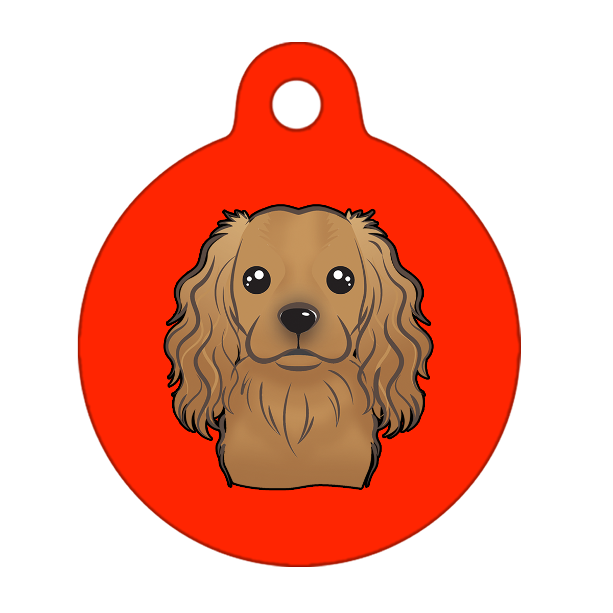 31mm Diameter Medium Size - Cavalier King Charles Spaniel Dog