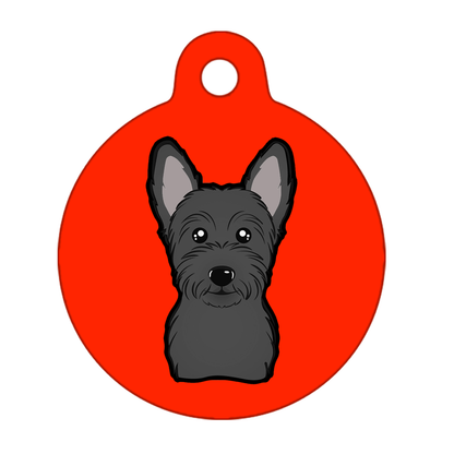 31mm Diameter Medium Size - Scottish Terrier Dog