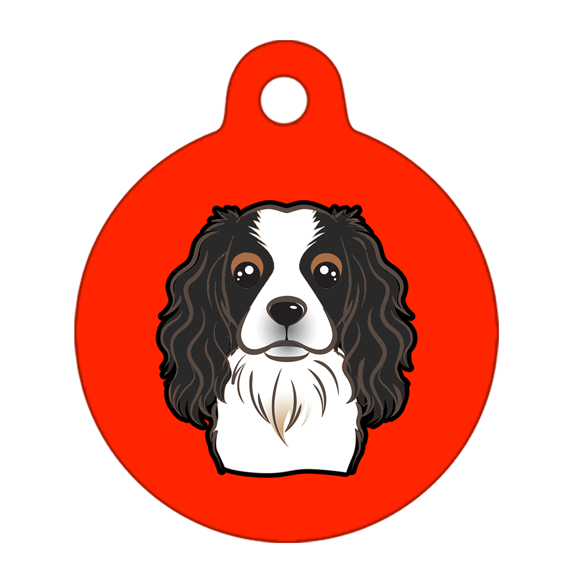 31mm Diameter Medium Size - Cavalier King Charles Spaniel Dog