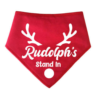 Rudolph's Stand In Christmas Dog Bandana