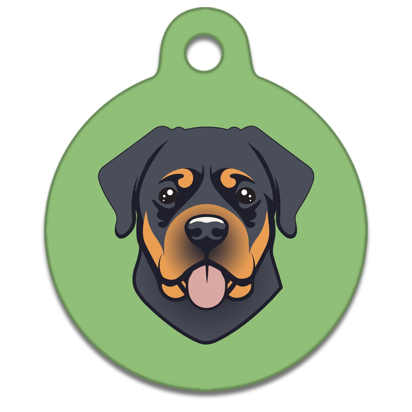 38mm Diameter Large Size - Rottweiler Dog
