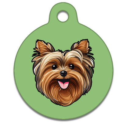 19mm Diameter Tiny Size - Yorkshire Terrier Dog
