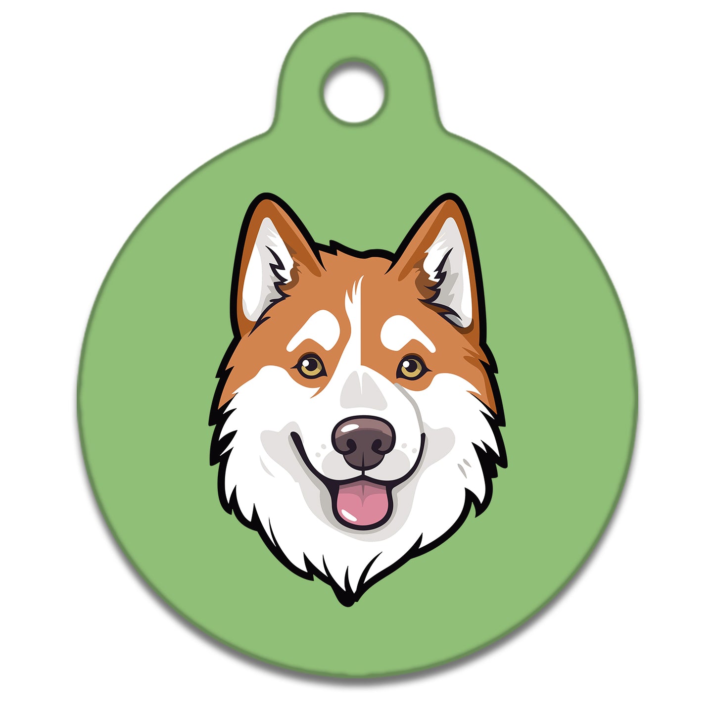 31mm Diameter Medium Size - Husky Malamute Dog