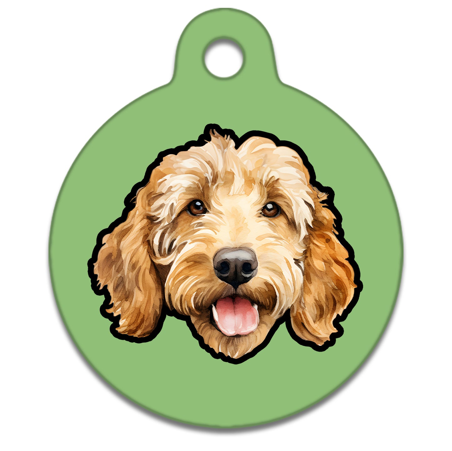 31mm Diameter Medium Size - Doodle Dog