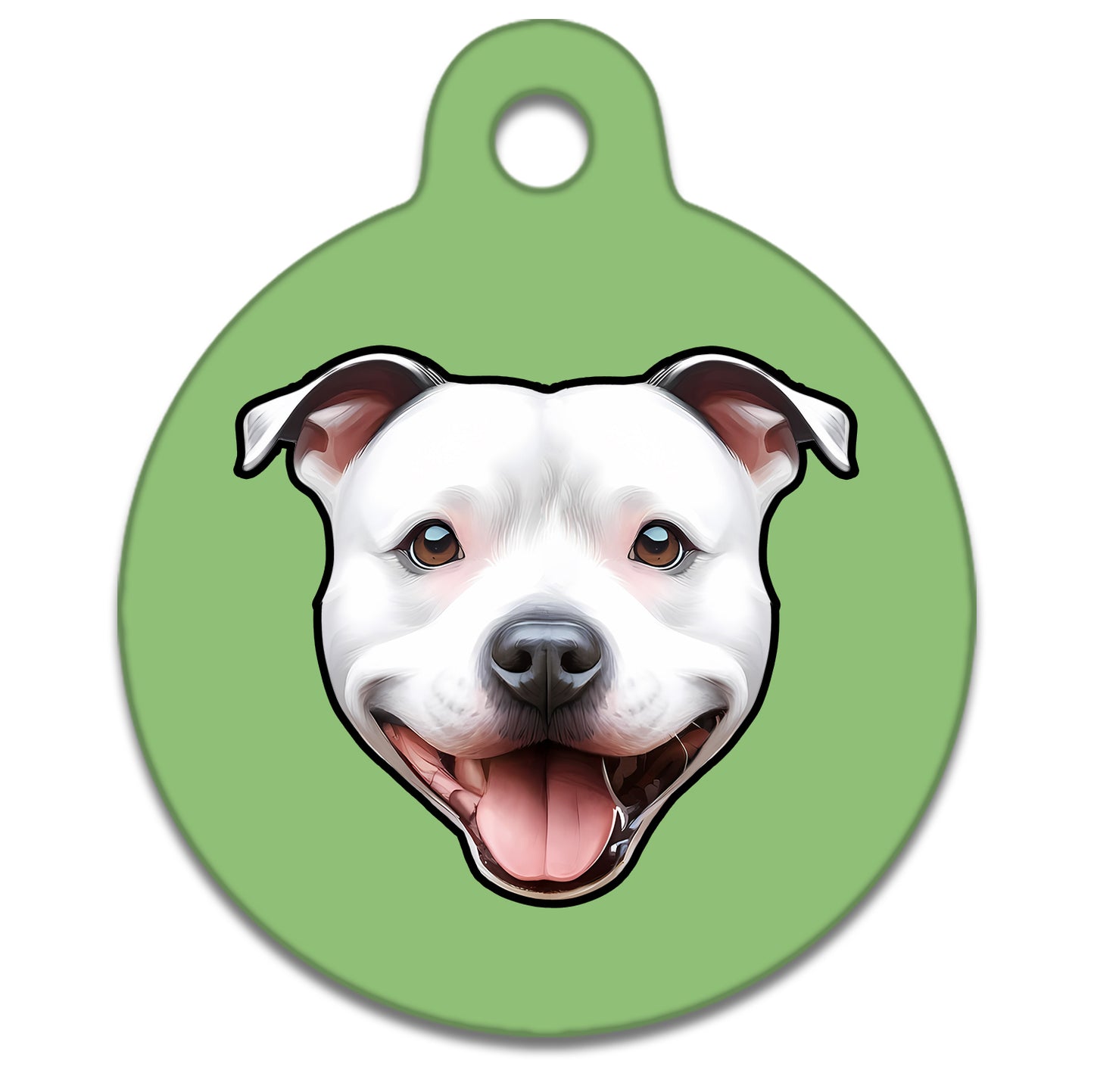 25mm Diameter Small Size - Staffie Dog
